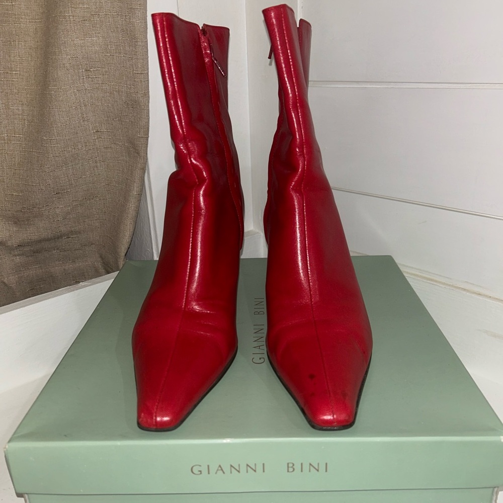 Gianni Bini Anya611 Heels – Apple Red – Size 9M ❤️